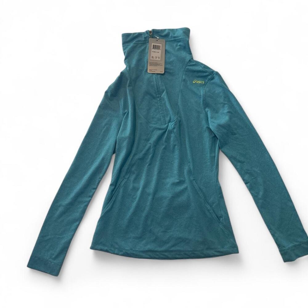 Asics blue green long Sleeve Shirt